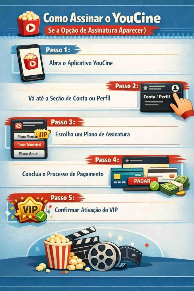 Como Assinar YouCine em 2026? 1 Como Assinar YouCine
