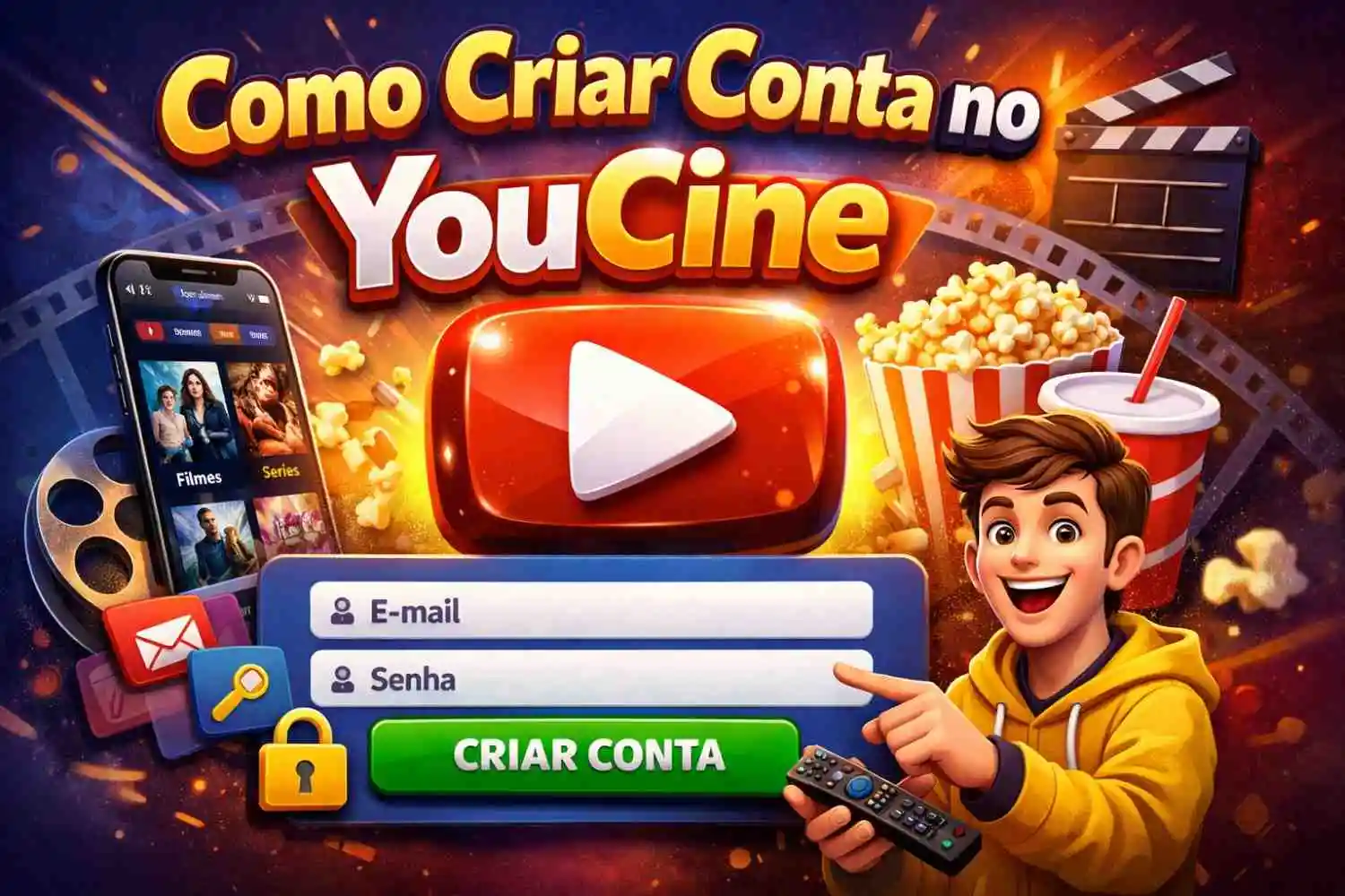 Como Criar Conta no YouCine Rápido e Fácil – Guia 2026